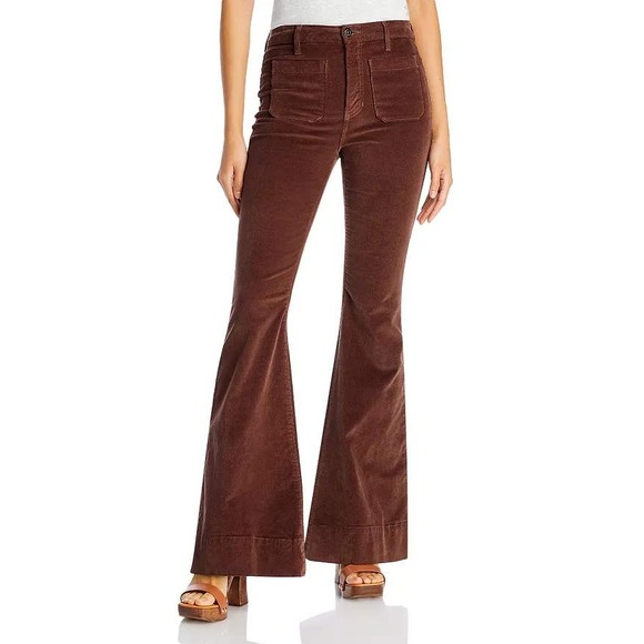 Veronica Beard Denim - Veronica Beard Jeans Corduroy Sheridan High Rise Flare Bell Bottom Boho Retro 31